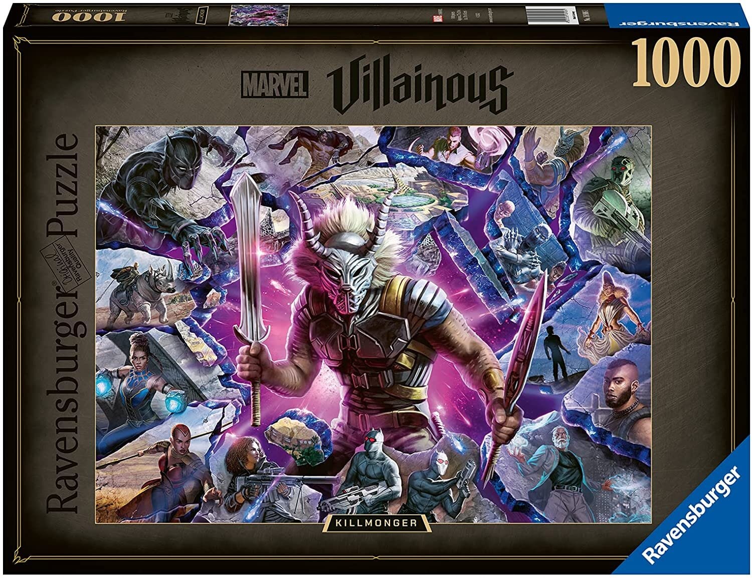 Ravensburger Puslespill, Villainous - Killmonger 1000 brikker