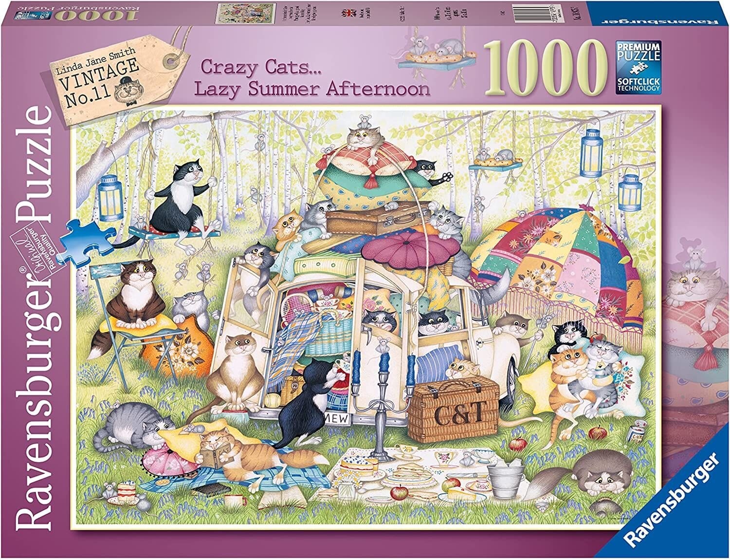 Ravensburger Puslespill, Lazy Summer Afternoon 1000 brikker