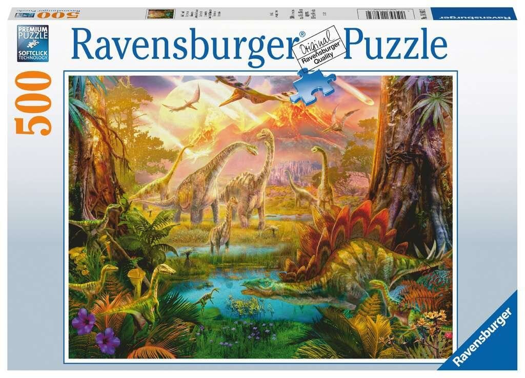 Ravensburger Puslespill, Land of the Dinosaurs 500 brikker
