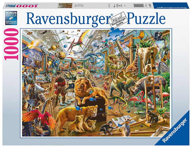 Ravensburger Puslespill - Chaos in the Gallery 1000 brikker