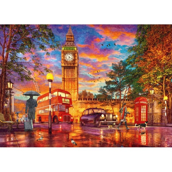 Ravensburger Puslespill, Sunset at Parliament Square 1000 brikker