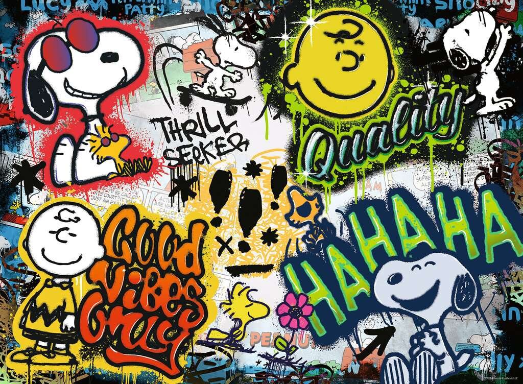 Ravensburger Puslespill - Snoopy 500 brikker
