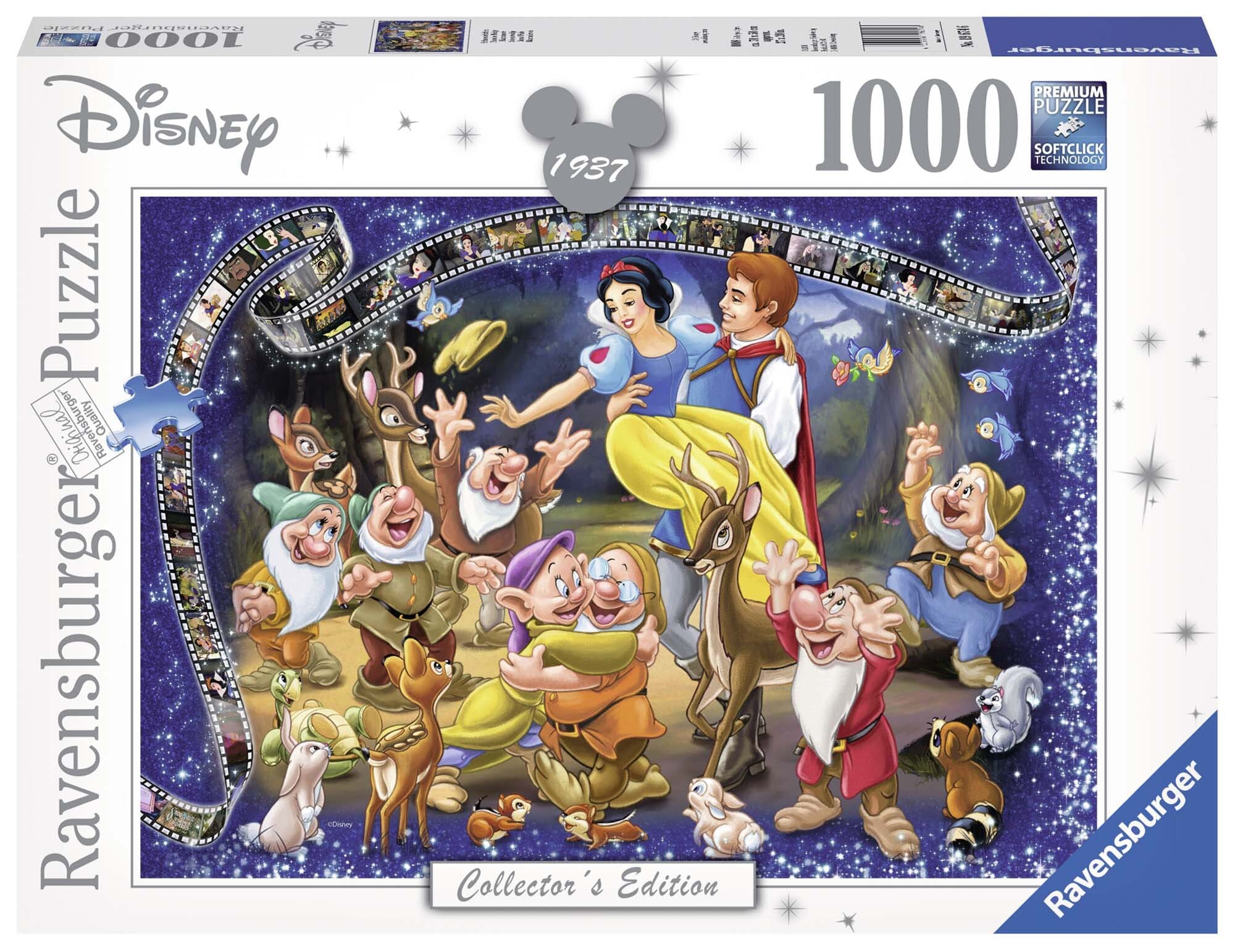 Ravensburger Puslespill, Disney - Snowwhite 1000 brikker