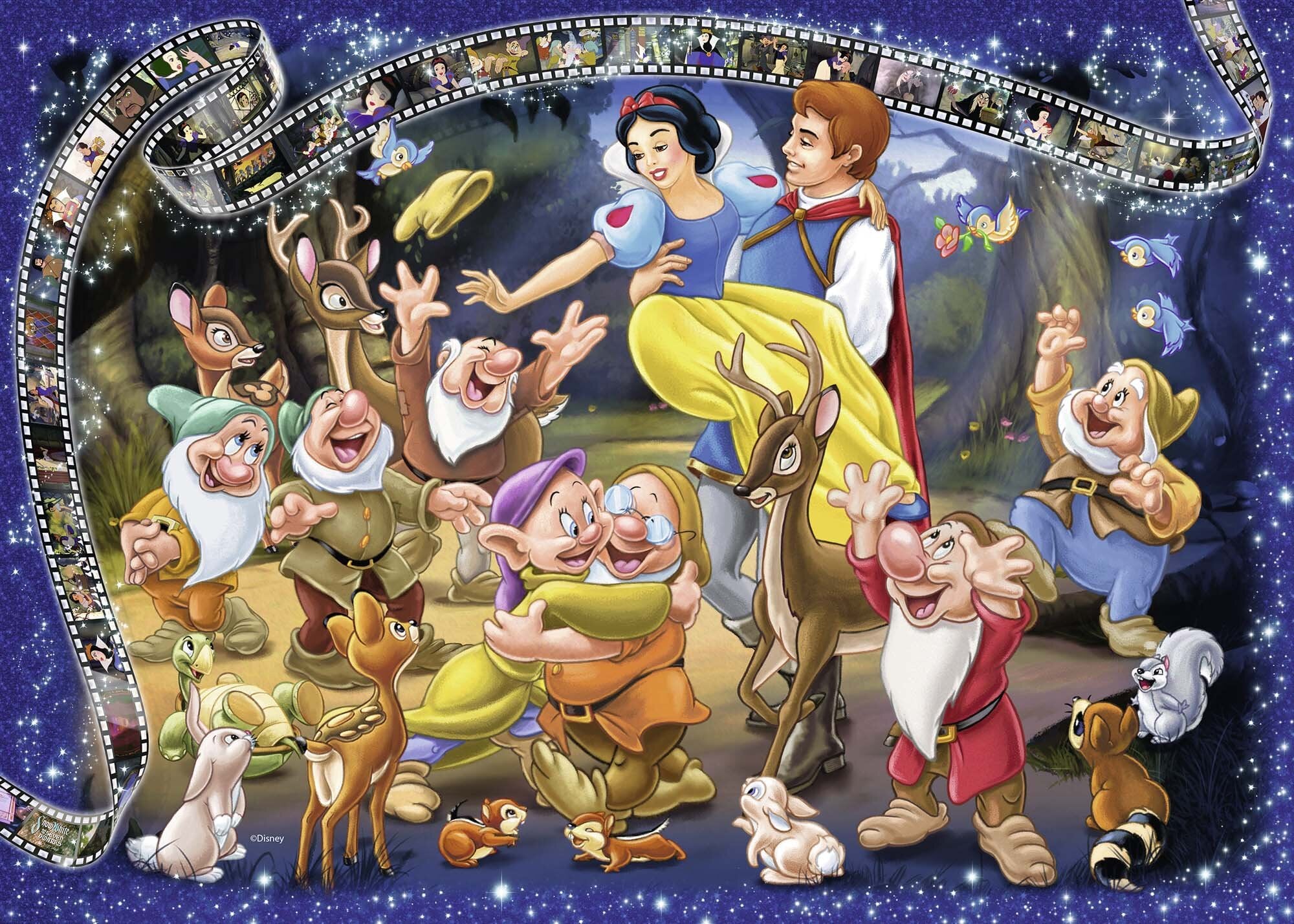 Ravensburger Puslespill, Disney - Snowwhite 1000 brikker