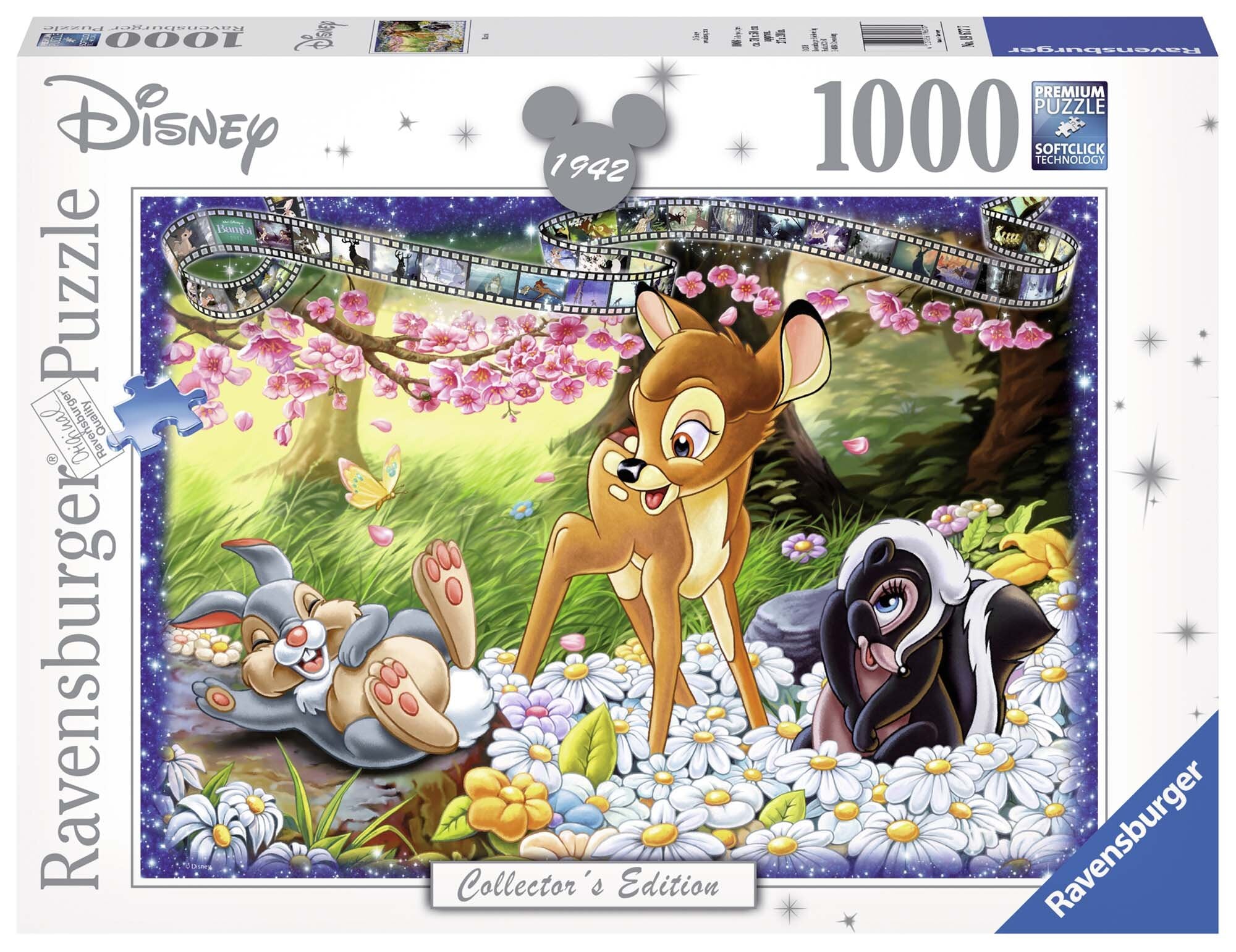 Ravensburger Puslespill, Disney - Bambi 1000 brikker