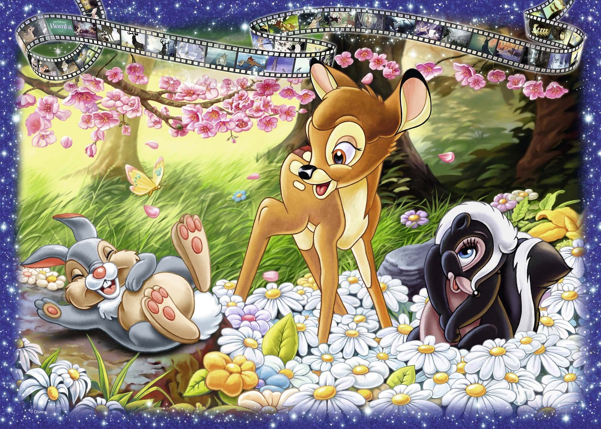 Ravensburger Puslespill, Disney - Bambi 1000 brikker