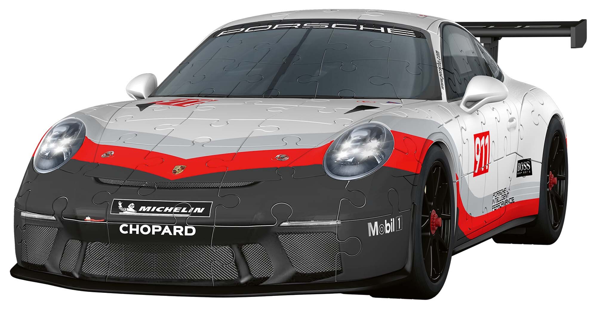 Ravensburger 3D Puslespill, Porsche GT3 Cup 108 brikker