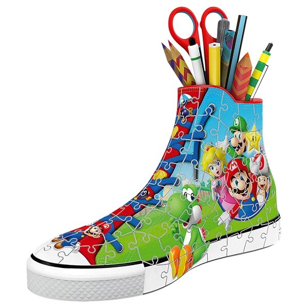 Ravensburger 3D Puslespill, Super Mario sneaker 108 brikker