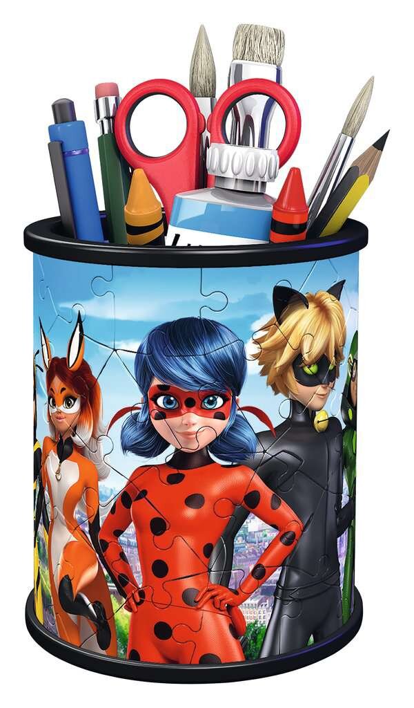 Ravensburger 3D Puslespill, Miraculous Ladybug blyantsholder 54 brikker