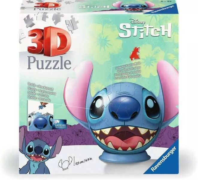 Ravensburger 3D Puslespill - Stitch 77 brikker