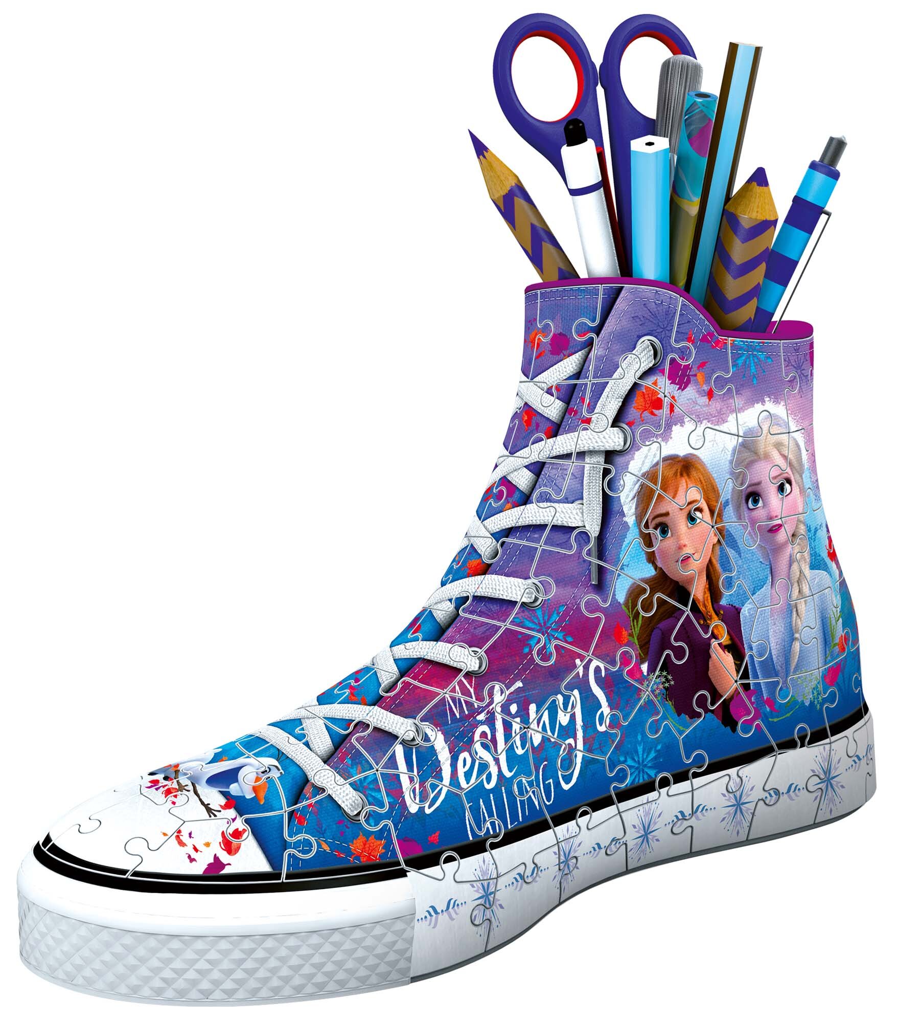 Ravensburger 3D Puslespill, Disney Frozen 2 sneaker 108 brikker