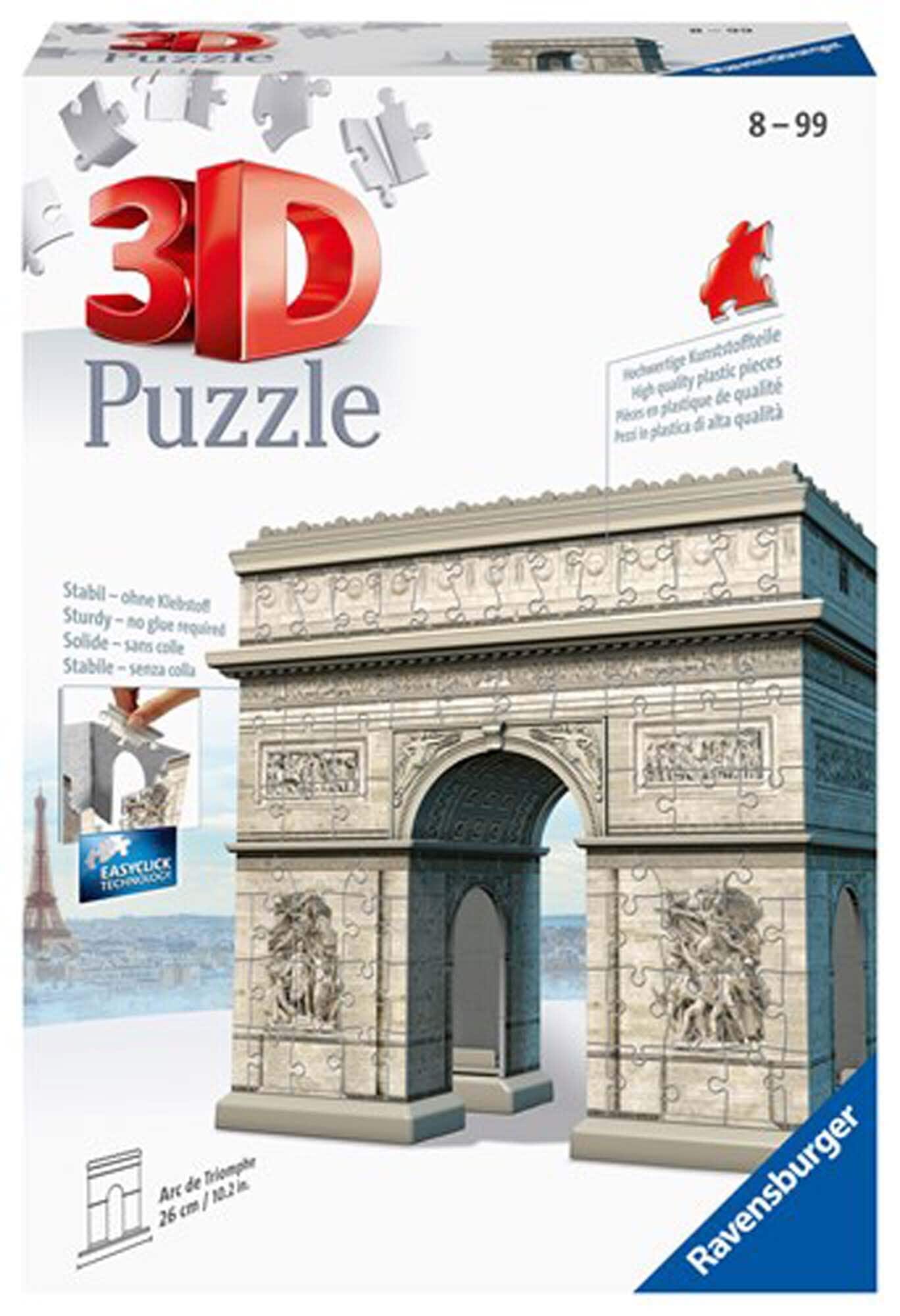 Ravensburger 3D Puslespill, Arc de Triomphe 216 brikker