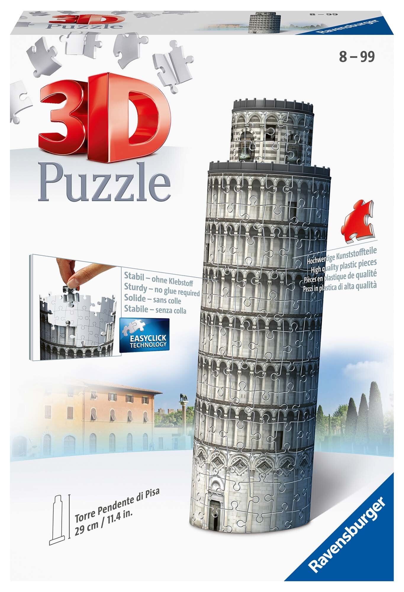 Ravensburger 3D Puslespill, Leaning Tower of Pisa 216 brikker