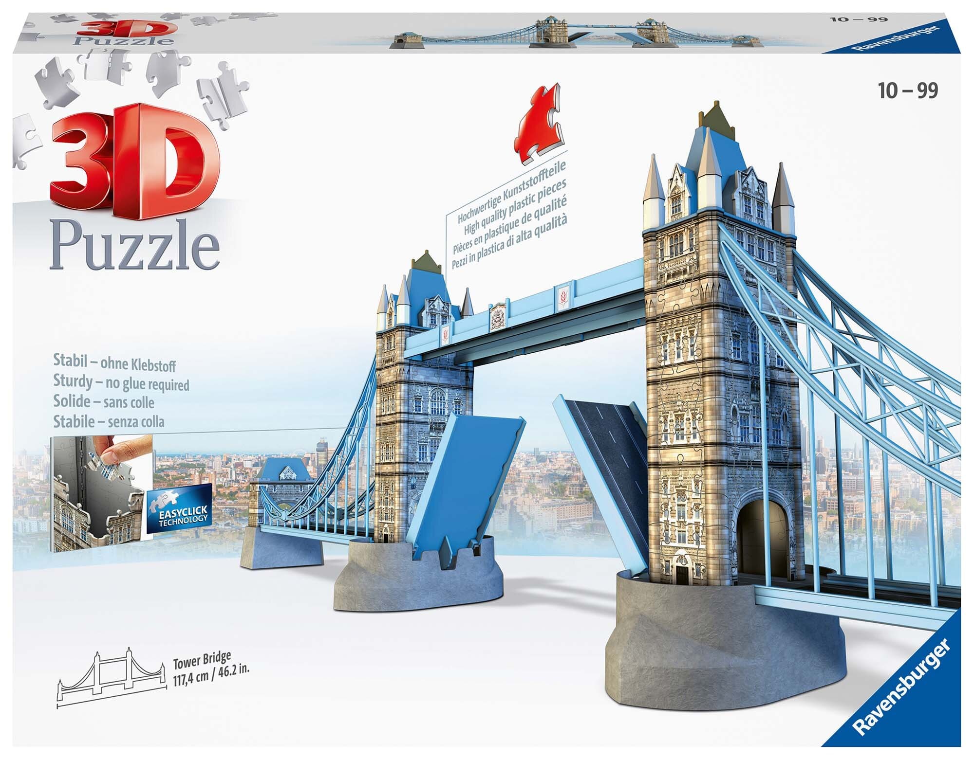 Ravensburger 3D Puslespill, Tower Bridge 216 brikker