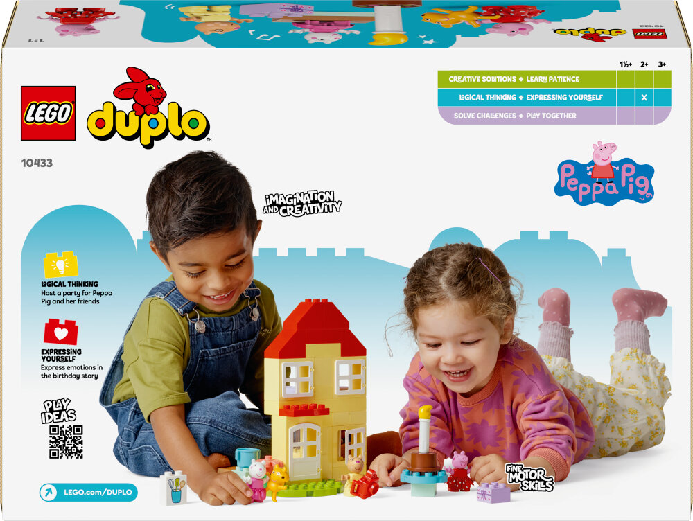 LEGO Peppa Gris - Bursdagshuset til Peppa Gris 2+