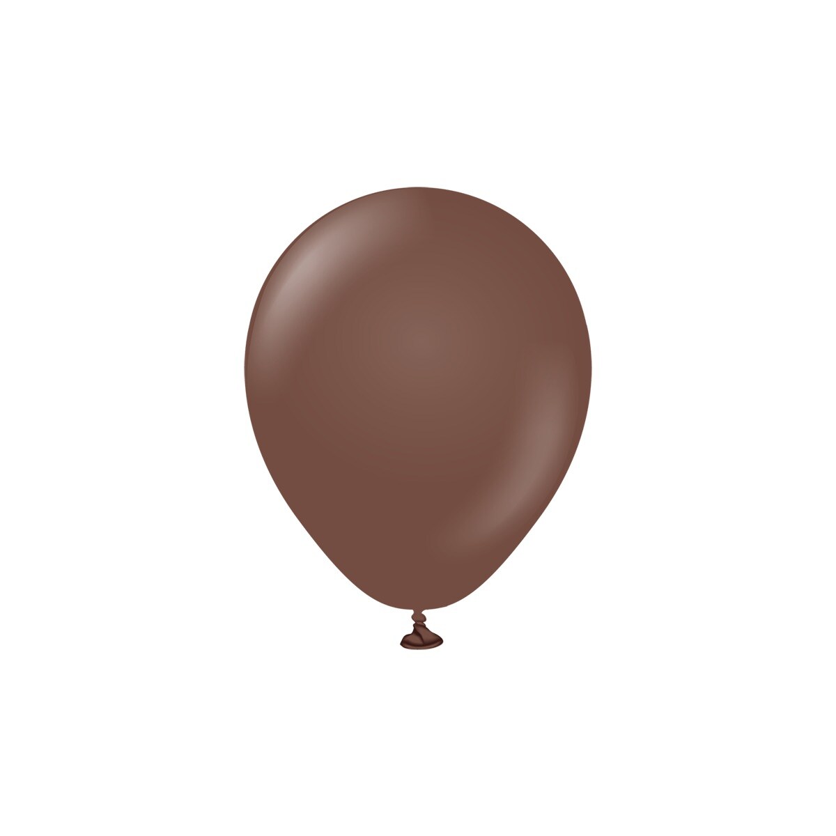 Premium Latexballonger Chocolate Brown 13 cm 25 stk.
