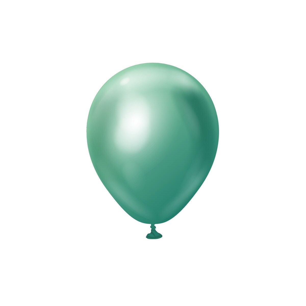 Premium Latexballonger Grønn Chrome 13 cm 25 stk.