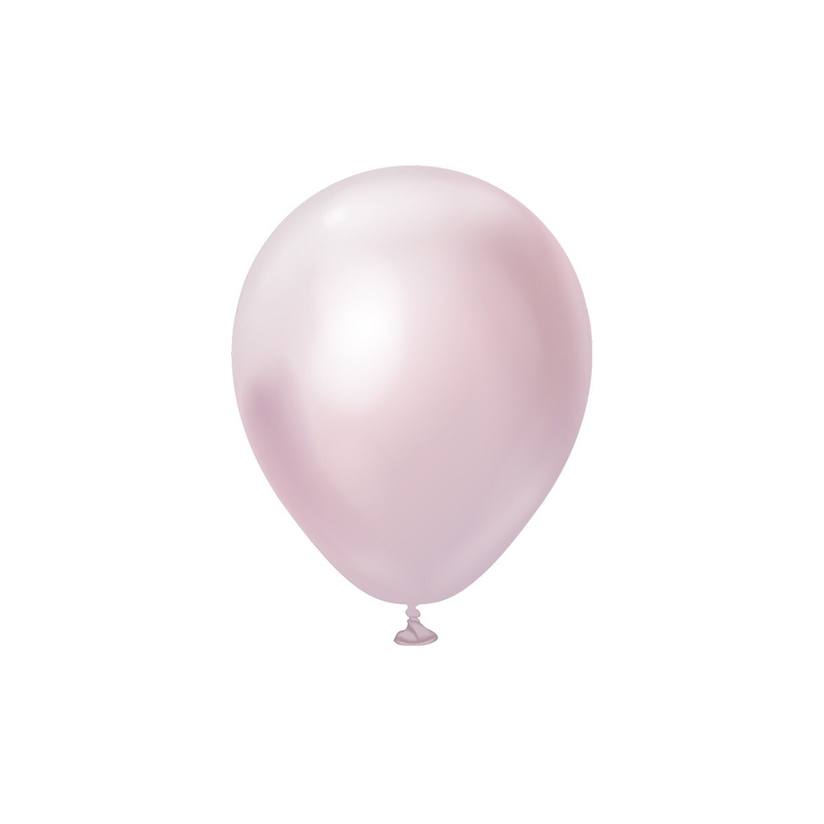Premium Latexballonger Pink Gold Chrome 13 cm 25 stk.
