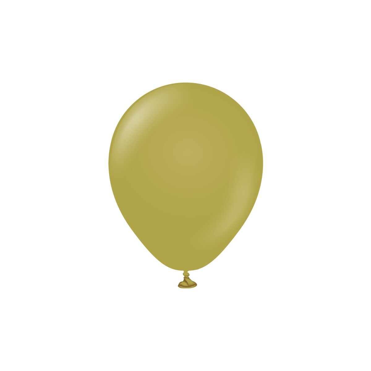 Premium Latexballonger Olivengrønne 13 cm 25 stk.