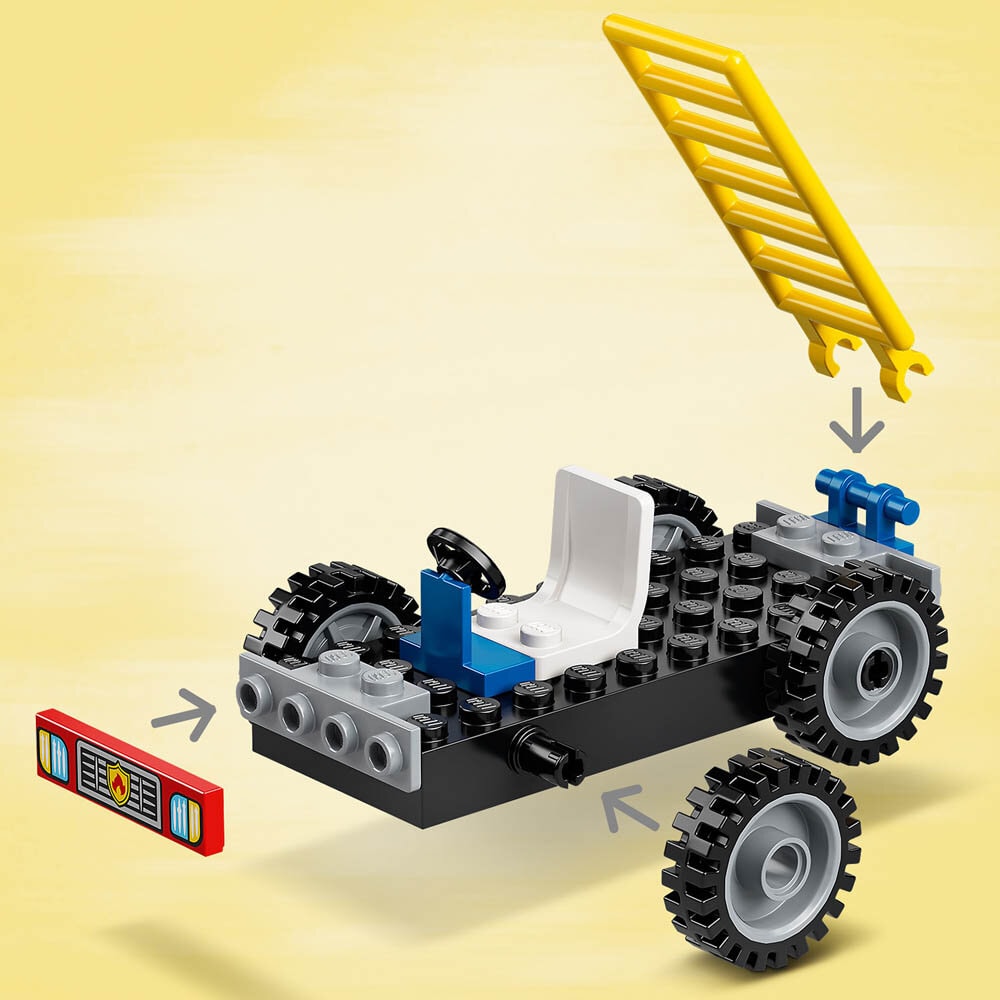 LEGO Mikke og venners brannstasjon med brannbil 4+