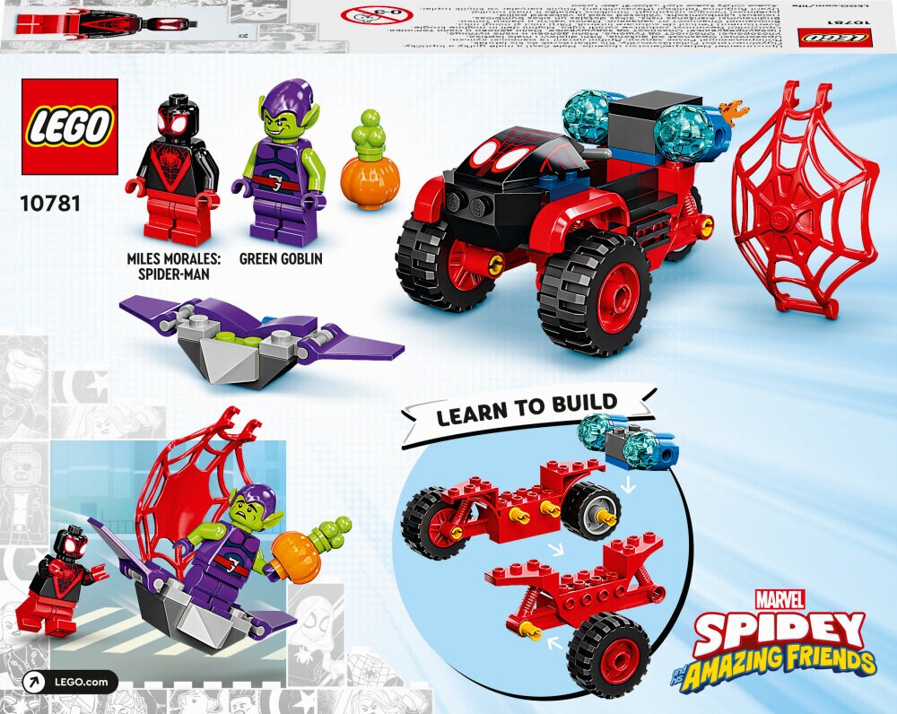 LEGO Marvel - Miles Morales: Spider-Mans tekno-trehjuling 4+
