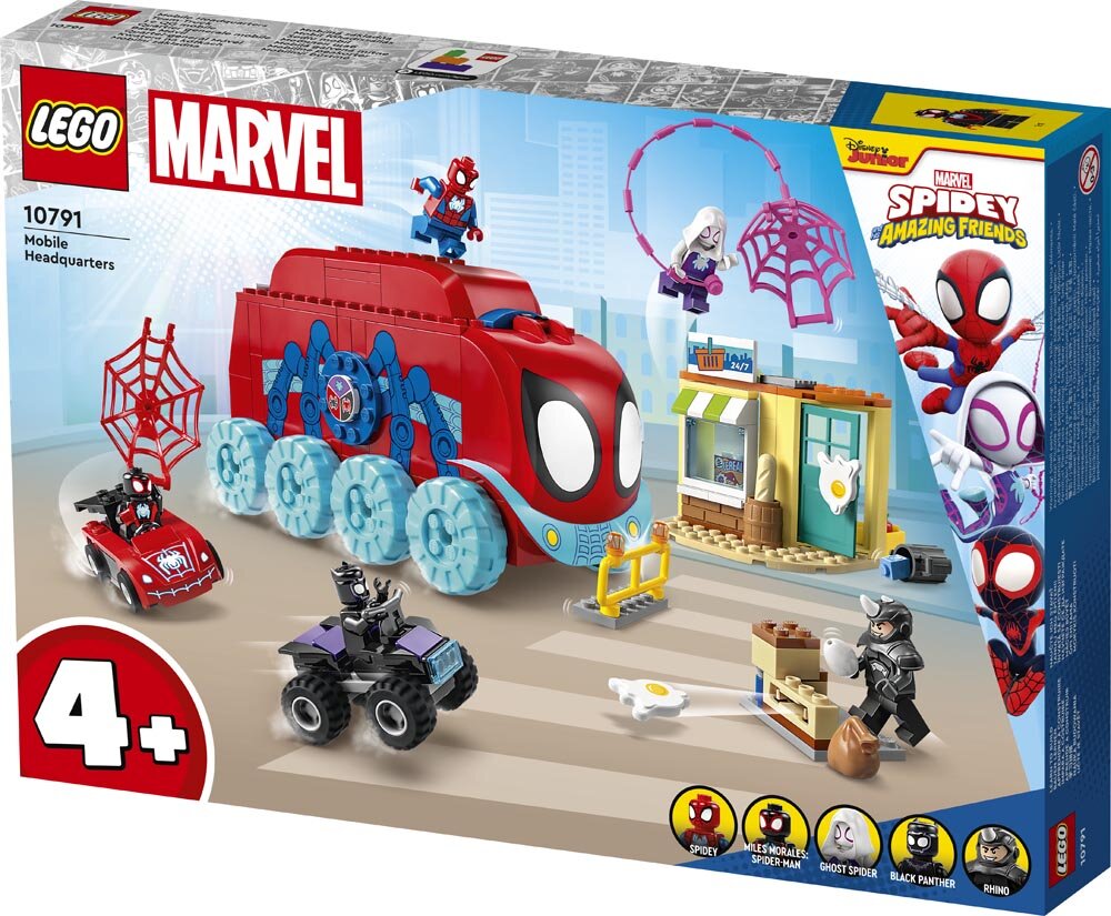 LEGO Marvel - Team Edderkoppens hovedkvarter 4+