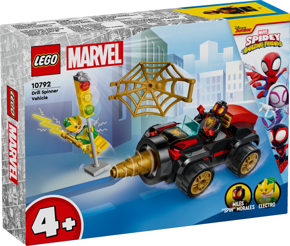 LEGO Marvel - Borespinner-maskin 4+