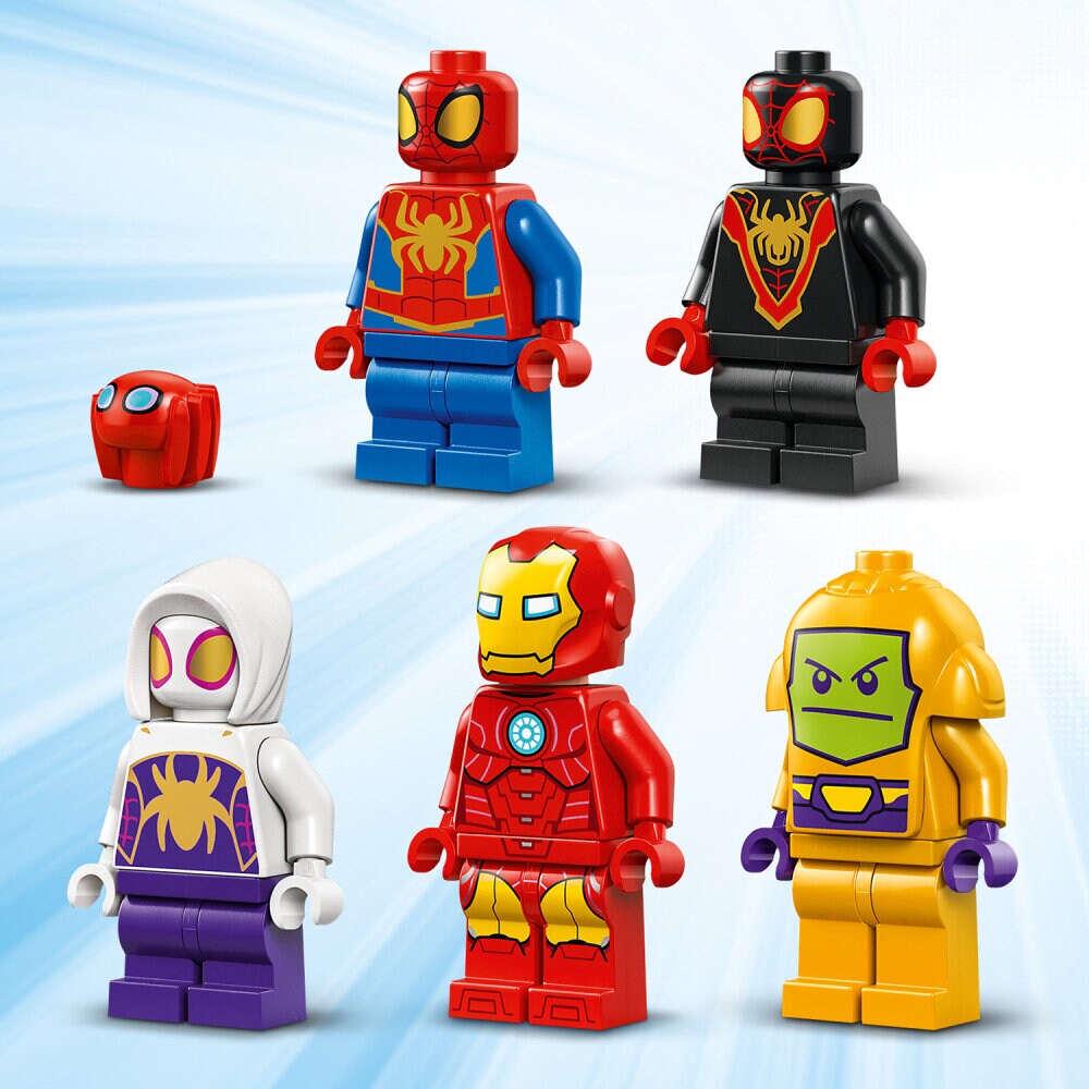 LEGO Marvel - Team Edderkoppens spindelvev-hovedkvarter 4+