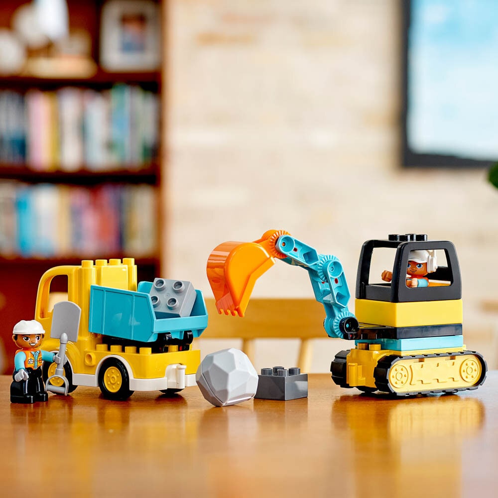 LEGO Duplo, Lastebil og beltegravemaskin 2+