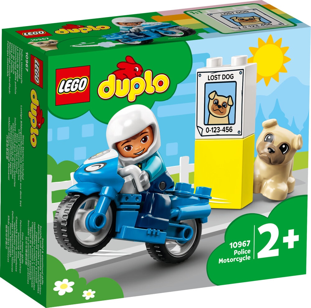 LEGO Duplo - Politimotorsykkel 2+