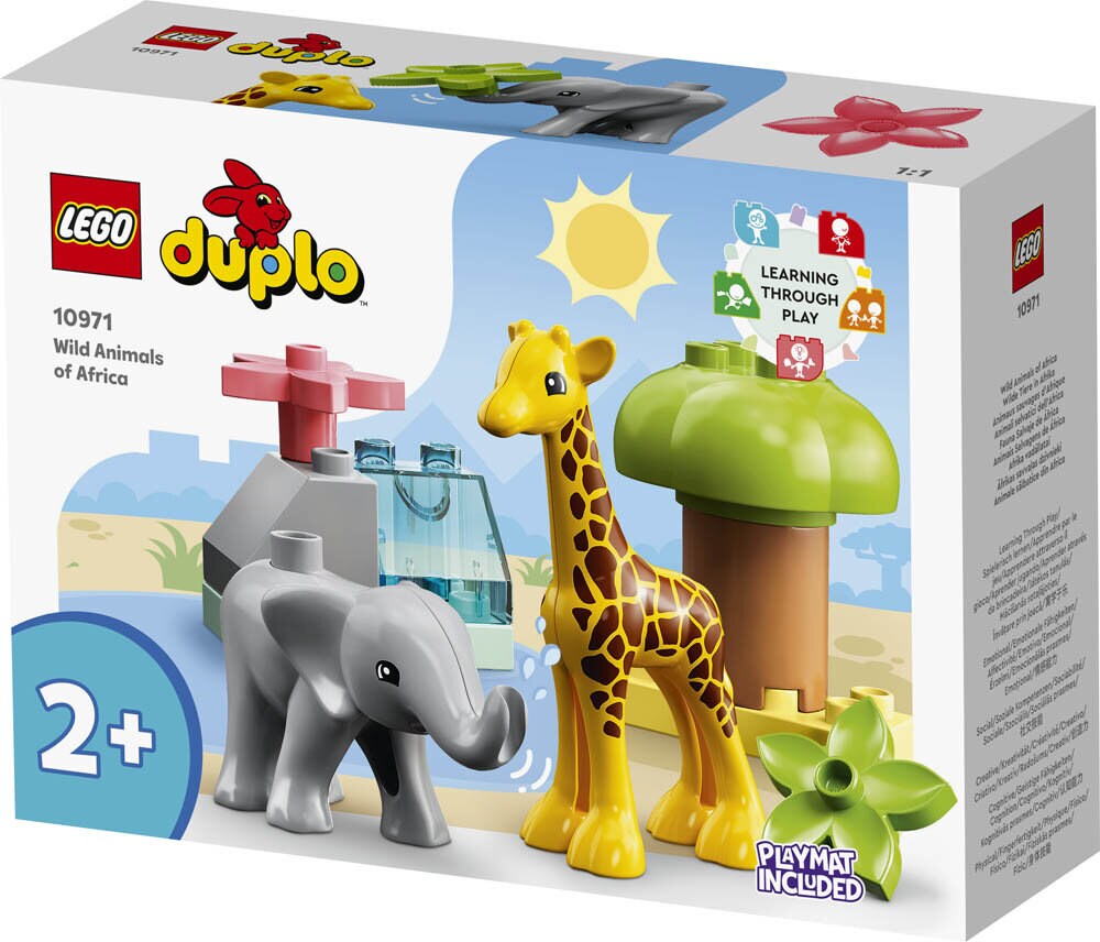 LEGO Duplo Ville dyr fra Afrika 2+