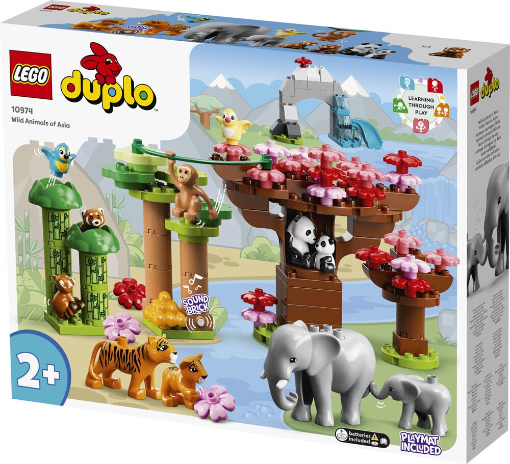 LEGO Duplo Ville dyr fra Asia 2+