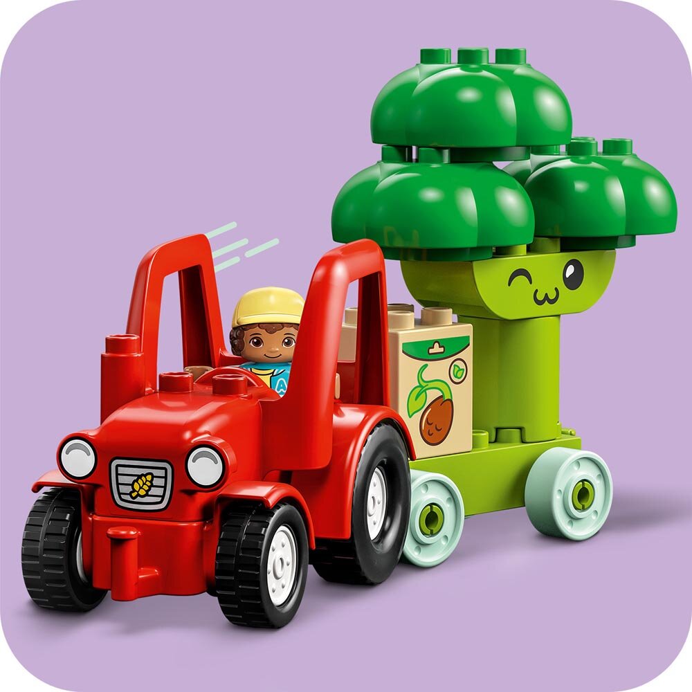 LEGO Duplo - Frukt- og grønnsakstraktor 1+
