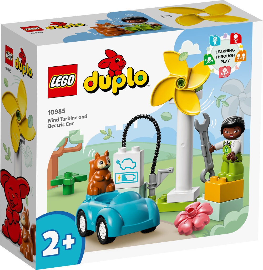 LEGO Duplo - Vindmølle og elbil 2+