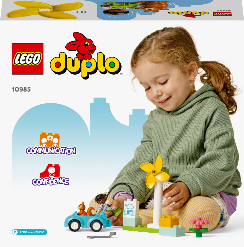 LEGO Duplo - Vindmølle og elbil 2+