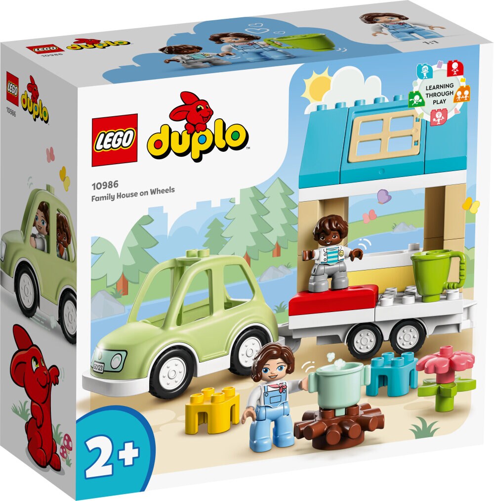 LEGO Duplo - Hus på hjul 2+