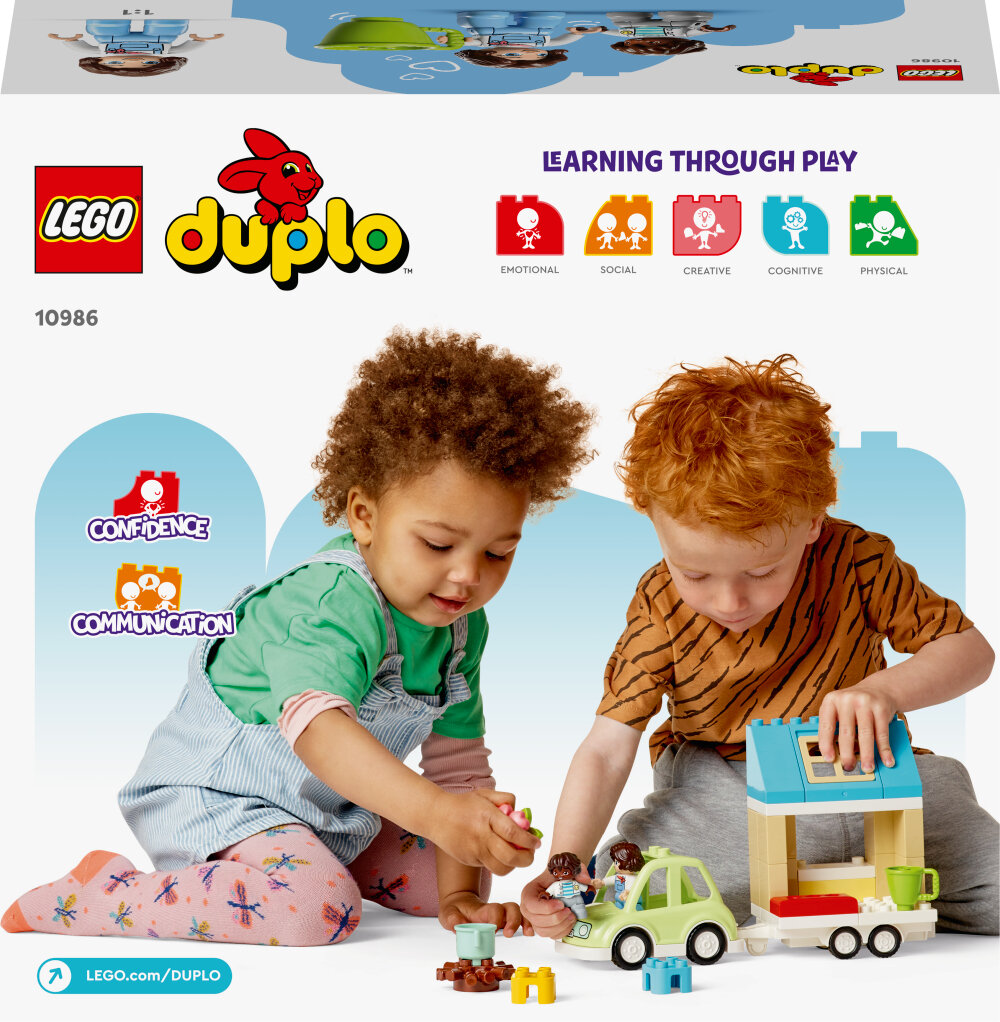 LEGO Duplo - Hus på hjul 2+