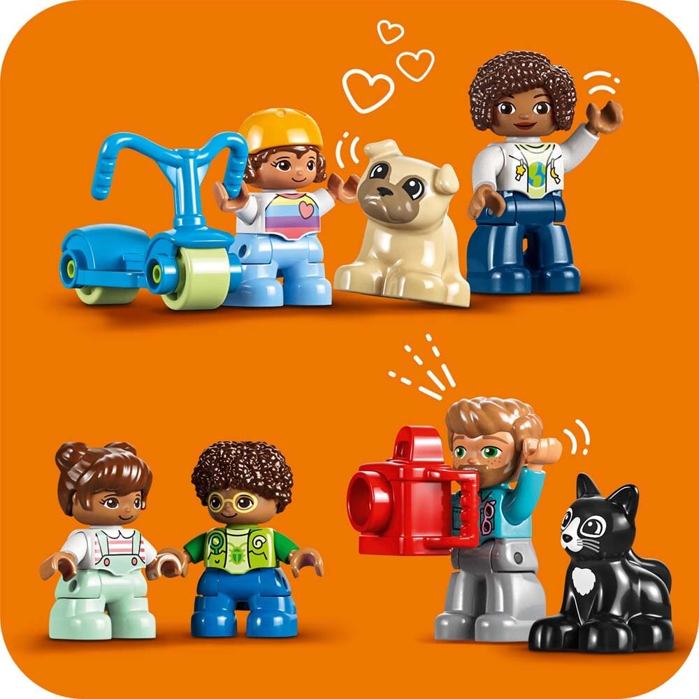 LEGO Duplo - 3-i-1 Familiehjem 3+