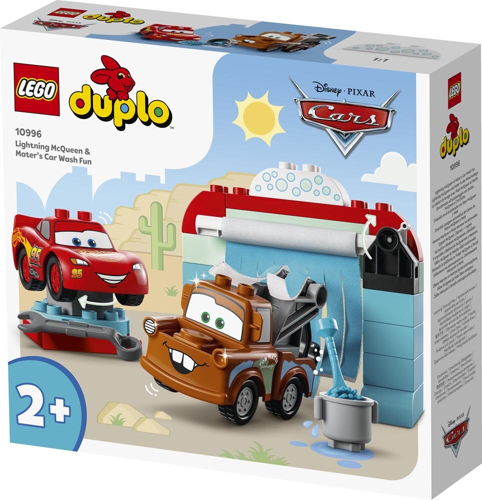 LEGO Duplo - Lynet McQueen og Bills gøyale bilvask 2+
