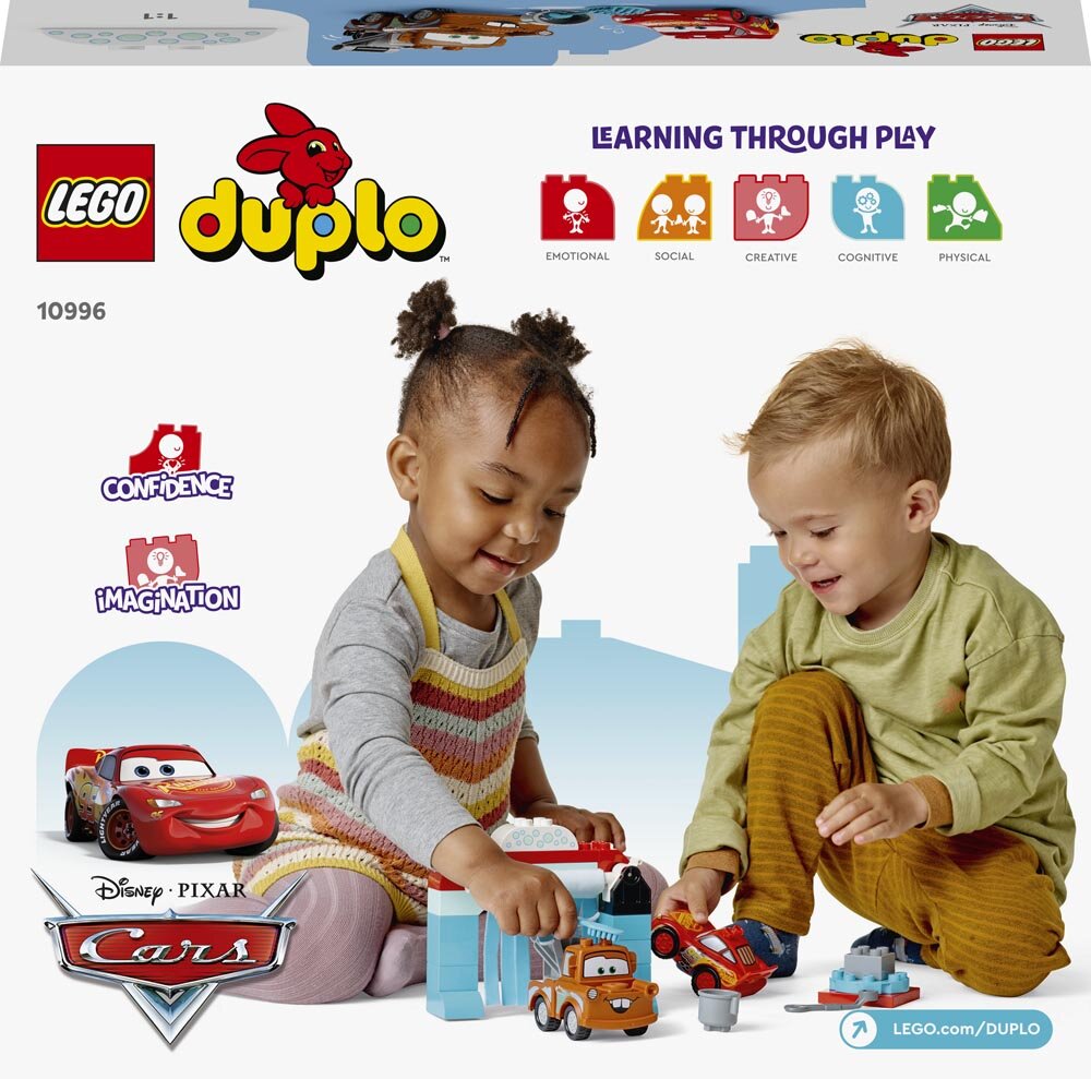 LEGO Duplo - Lynet McQueen og Bills gøyale bilvask 2+