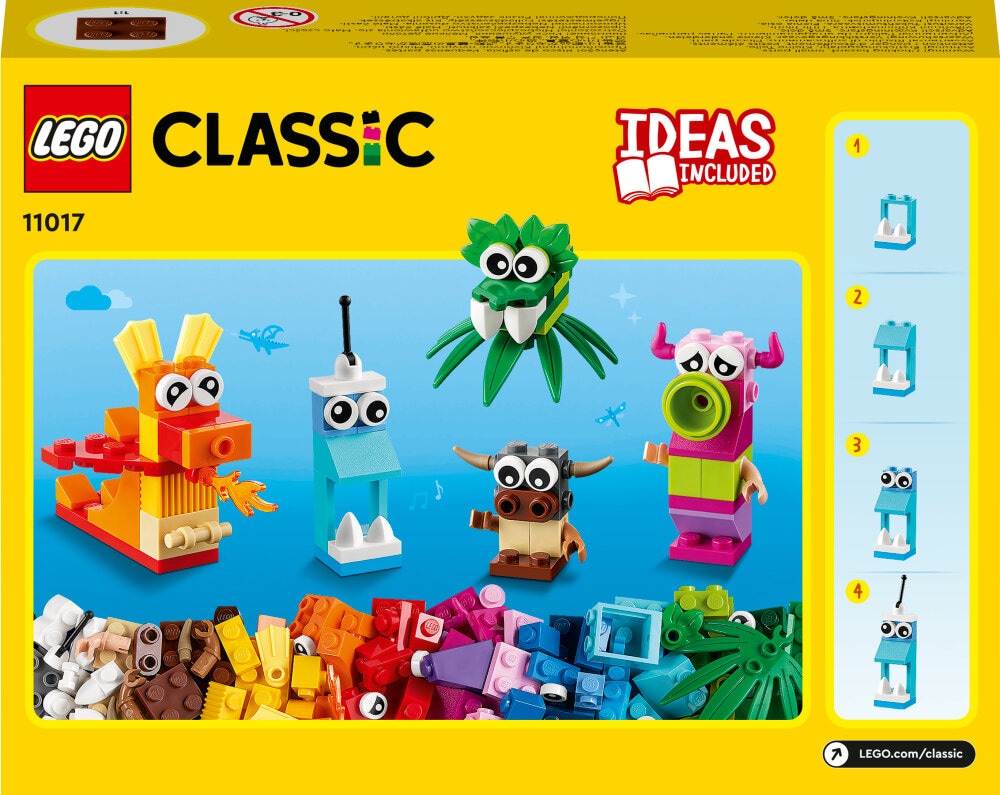 LEGO Classic - Kreative monstre 4+
