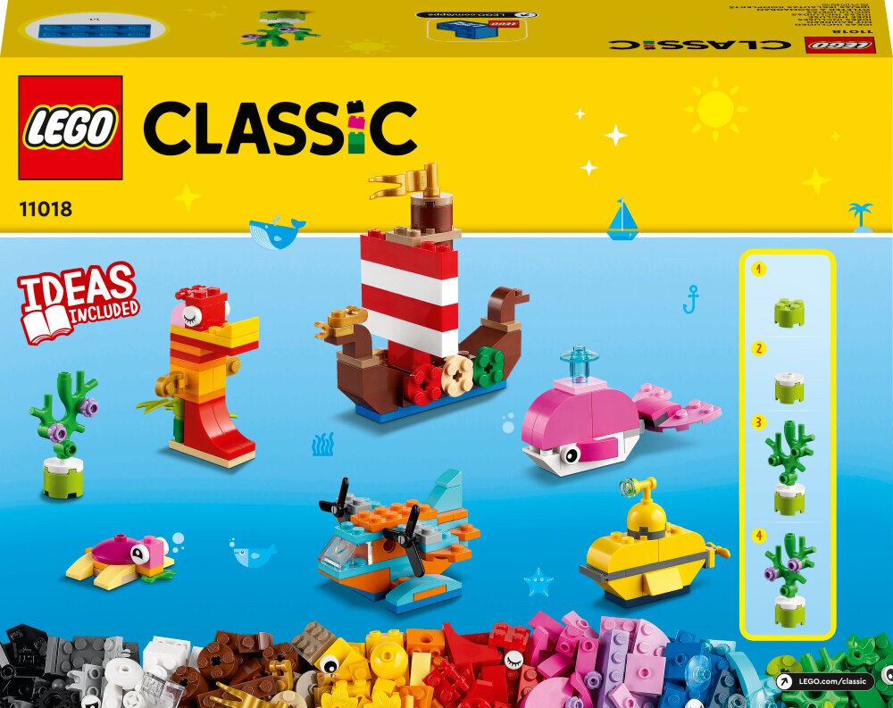 LEGO Classic - Kreativ lek til havs 4+