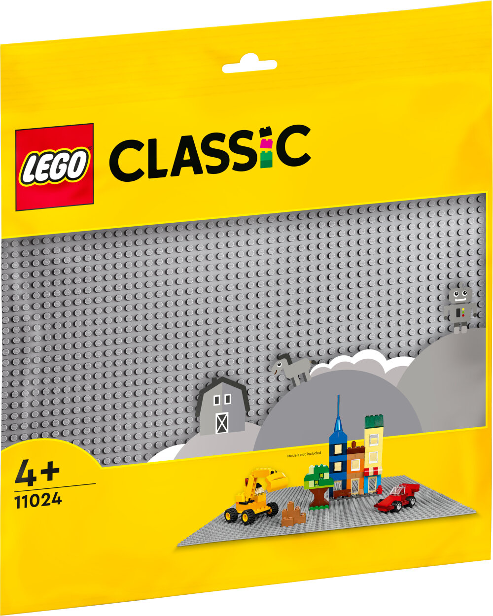 LEGO Classic - Grå basisplate 4+