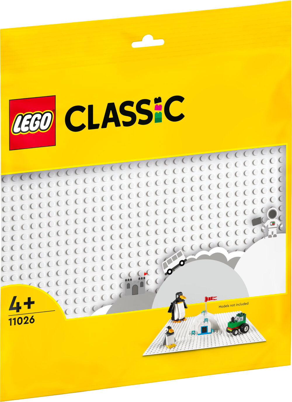 LEGO Classic - Hvit basisplate 4+
