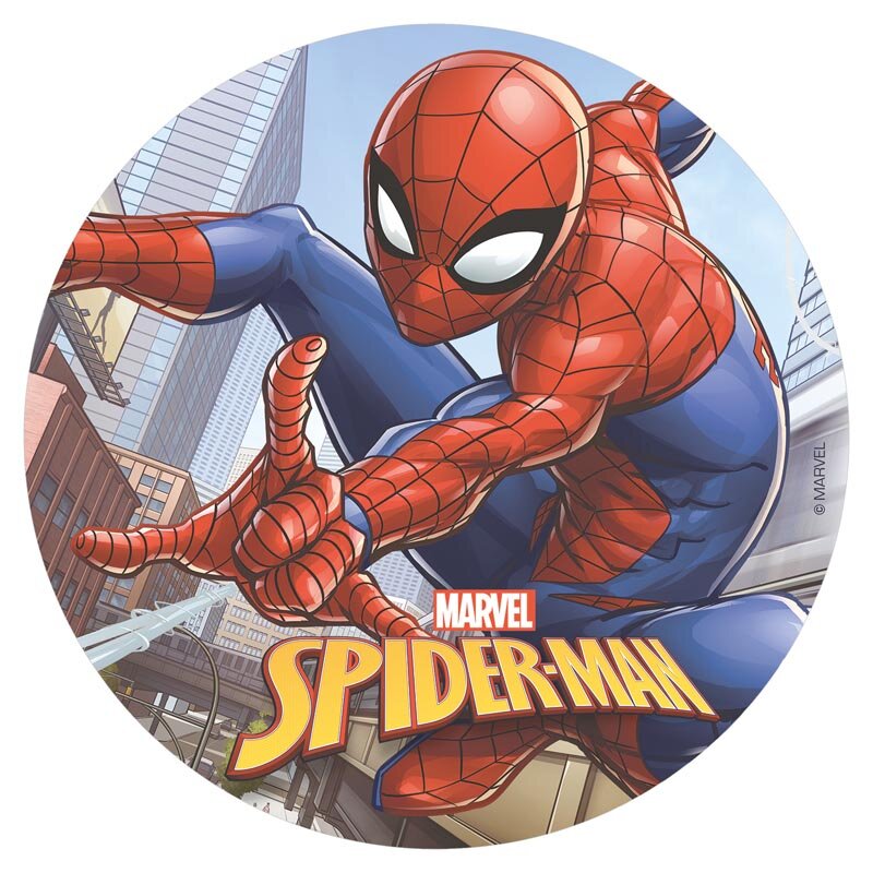 Kakebilde Spiderman - Oblat 20 cm