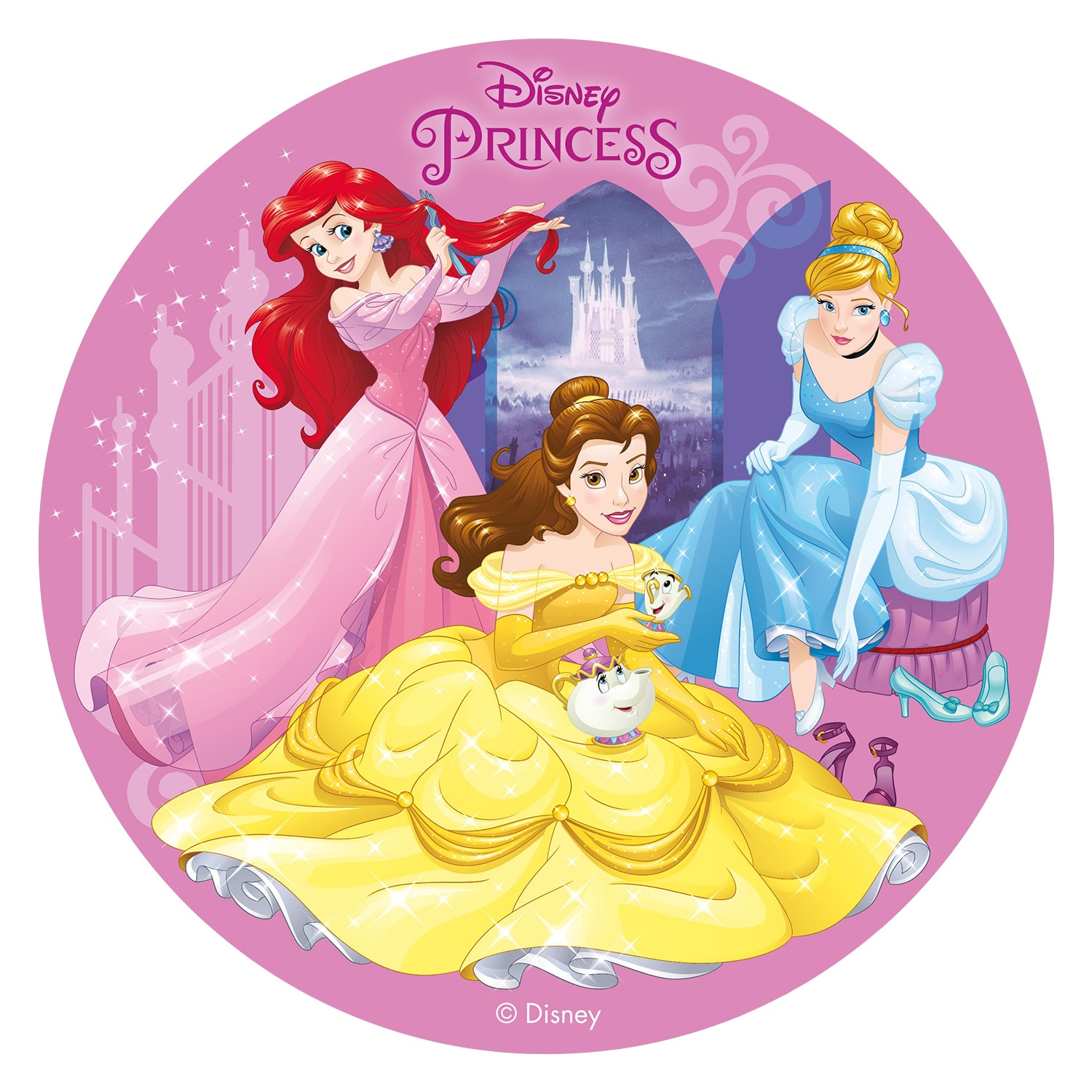 Kakebilde Disney Prinsesser - Oblat 20 cm (A)