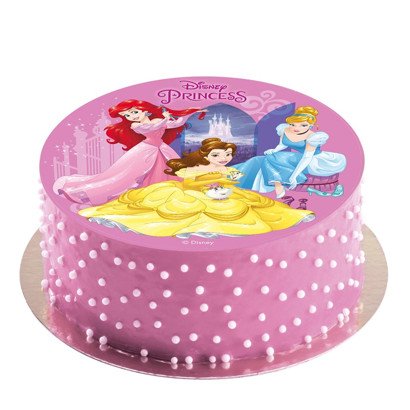 Kakebilde Disney Prinsesser - Oblat 20 cm (A)