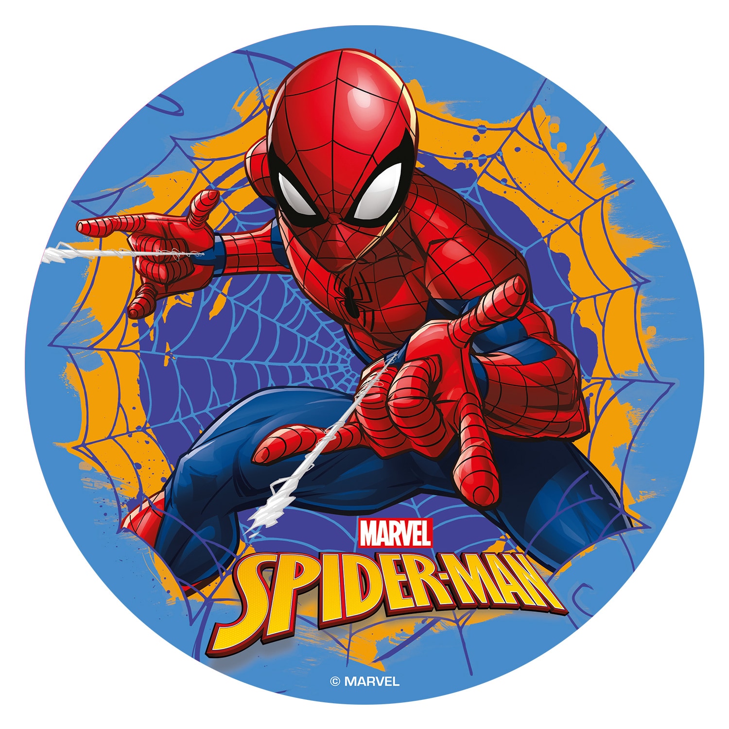 Kakebilde Spiderman - Oblat 20 cm