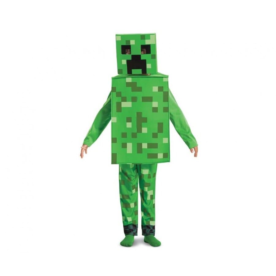 Minecraft Creeper Kostyme 7-8 år