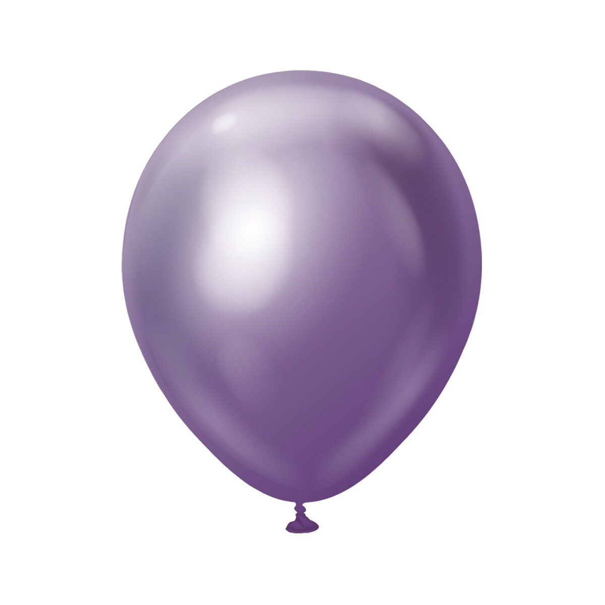 Premium Latexballonger Lilla Chrome 45 cm 5 stk.